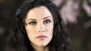 Woman long hair blue dress 8 - leesha hannigan free wallpaper