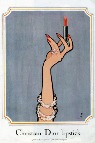 Woman holding lipstick ring finger - art deco free wallpaper for mobile
