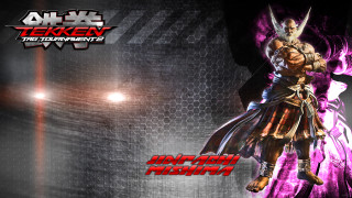 Man armor sword purple background - text free wallpaper for desktop