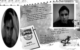 Collage man middle person center - a collage of photos free wallpaper