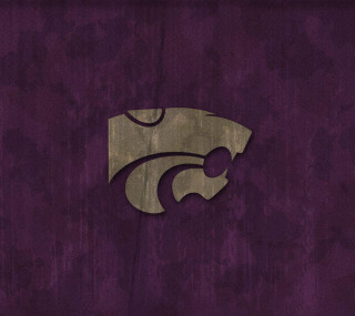 Kansas state logo purple background - grungy free wallpaper for tablet