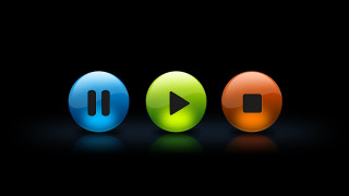Buttons black background colorful group - a black background free wallpaper for desktop