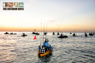 Group boats water sunset dawn - small free wallpaper for desktop