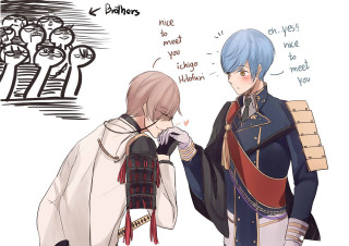 Couple people white background blue - kawaii free wallpaper for desktop