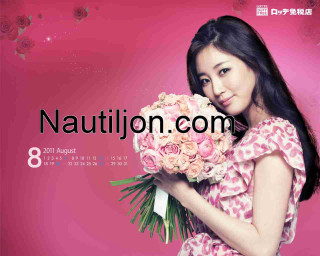 Woman holding bouquet flowers pink - chen jiru free wallpaper for desktop