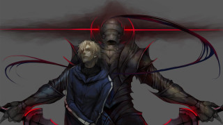 Man sword helmet arms outstretched - a sword and a helmet free wallpaper