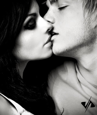 Man woman kissing eyes closed 6 - free love wallpaper for mobile