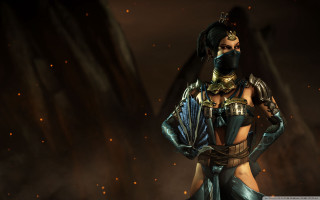 Woman costume dark room black - a black mask free wallpaper for desktop