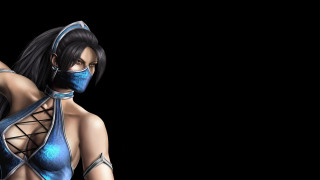 Woman blue outfit mask black - a blue outfit free wallpaper