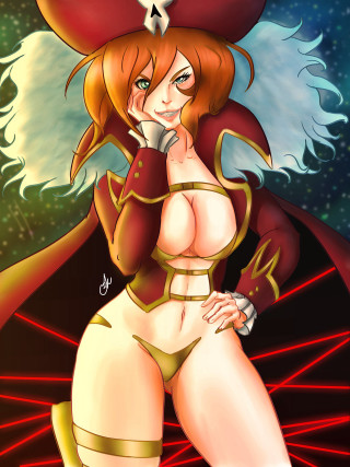 Cartoon pirate woman costume hat - her head and a sword free wallpaper for mobile