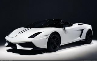 White sports car dark room 22 - a white sports car free wallpaper for desktop
