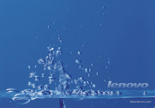 Blue background water bubbles white 2 - free rain wallpaper for desktop