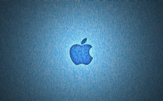 Apple logo blue background blue - an apple logo free wallpaper for desktop