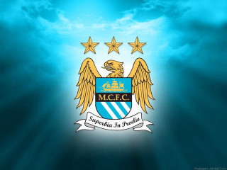 Blue yellow emblem stars background 2 - city free wallpaper