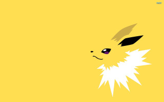 Yellow background pikachu face black - a black outline free wallpaper for desktop