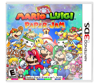 Mario luigi paper jam nintendo 2 - dan content free wallpaper for desktop
