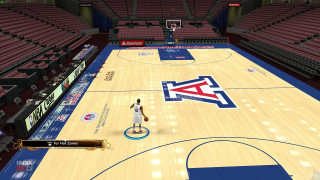 Basketball game large court player - realism free wallpaper