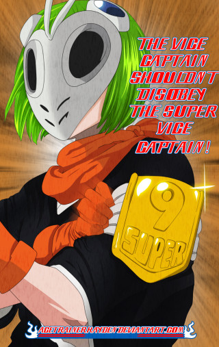 Cartoon character holding gold coin - a caption in the middle of the picture free wallpaper