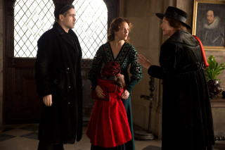 Period clothing portrait indoors window - art and crafts movement free wallpaper