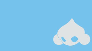 White flower blue background outline - a white flower free wallpaper