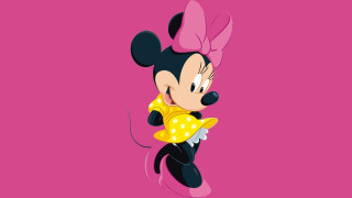 Cartoon character pink bow yellow - a pink bow free wallpaper