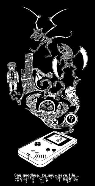 Cell phone explosion illustration creative - a detailed drawing free wallpaper for mobile