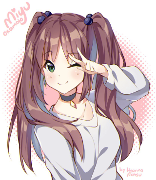 Girl long hair white shirt 10 - maya free wallpaper for tablet