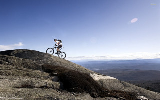 Man riding bike rocky mountain 3 - the mountain free wallpaper for desktop