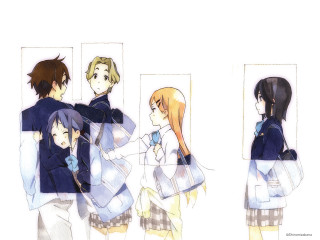 Group people mirror girl cell - a mirror free wallpaper for desktop