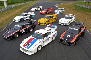 Race track cars numbers group - free cars wallpaper