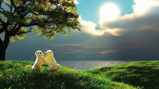 Stuffed animals grass tree hill 2 - stuffed free wallpaper