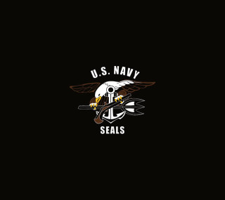 Navy seal anchor sword side - black background free wallpaper for tablet