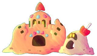 Sandcastle drink cup straw mouth - a drink free wallpaper for desktop