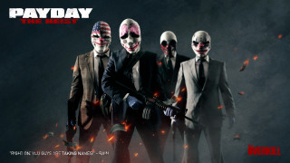 Masked people guns dark background 2 - mask free wallpaper