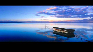 Boat sunset water reflection blue - arthur b. carles free wallpaper