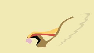 Bird neck wings shadow storybook - a long neck free wallpaper