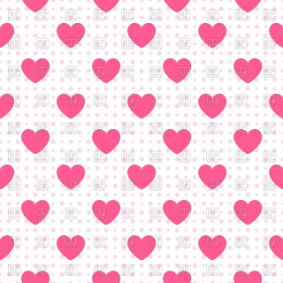 Pink heart pattern white background - free hearts wallpaper for tablet