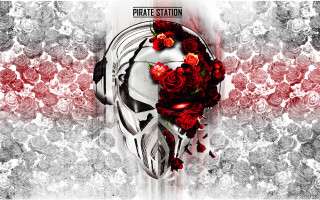 Skull roses red rose face - rose free wallpaper for desktop