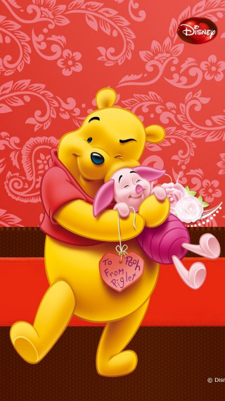 Winnie pooh teddy heart pink - fathi hassan free wallpaper for mobile