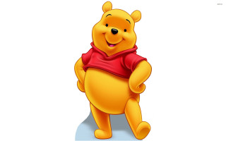 Cartoon winnie the pooh smiling - fructose free wallpaper