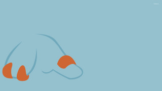 Hand two fingers blue background - a hand free wallpaper for desktop