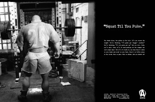Man squats gym barbell weight - a gym free wallpaper