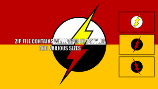 Flash logo zip file contains - a pop art painting free wallpaper for desktop