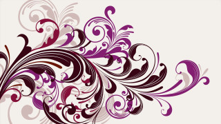Purple white floral design white - floral free wallpaper for desktop