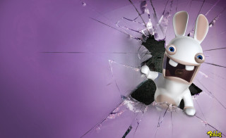 Cartoon bunny broken window cell - a cartoon bunny free wallpaper