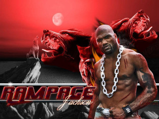 Man chain red background dragon 2 - a. b. jackson free wallpaper
