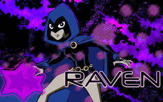 Cartoon character purple background raven - underground comix free wallpaper