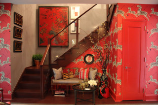 Living room staircase red wall - a red wall free wallpaper for desktop