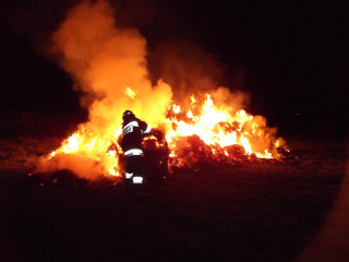 Firefighter night fire motorcycle burning - an abstract sculpture free wallpaper