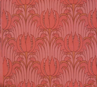 Red wallpaper flower pattern pink - art and crafts movement free wallpaper for tablet